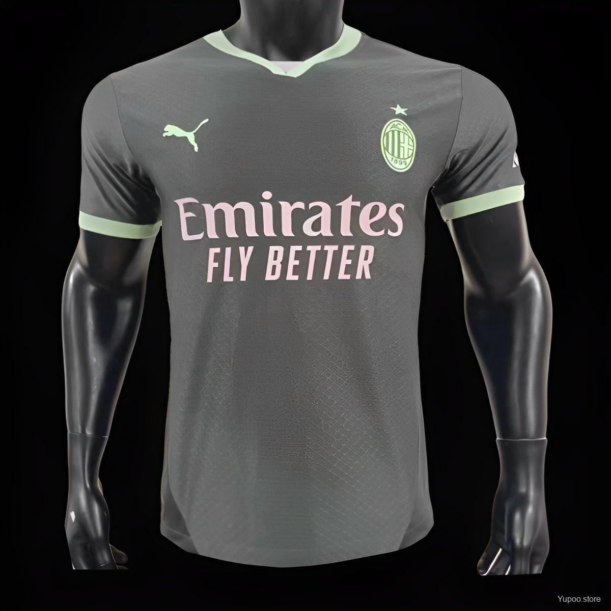 Camiseta de fútbol AC Milan 2024/25 TERCERA MANGA CORTA VERSION JUGADOR